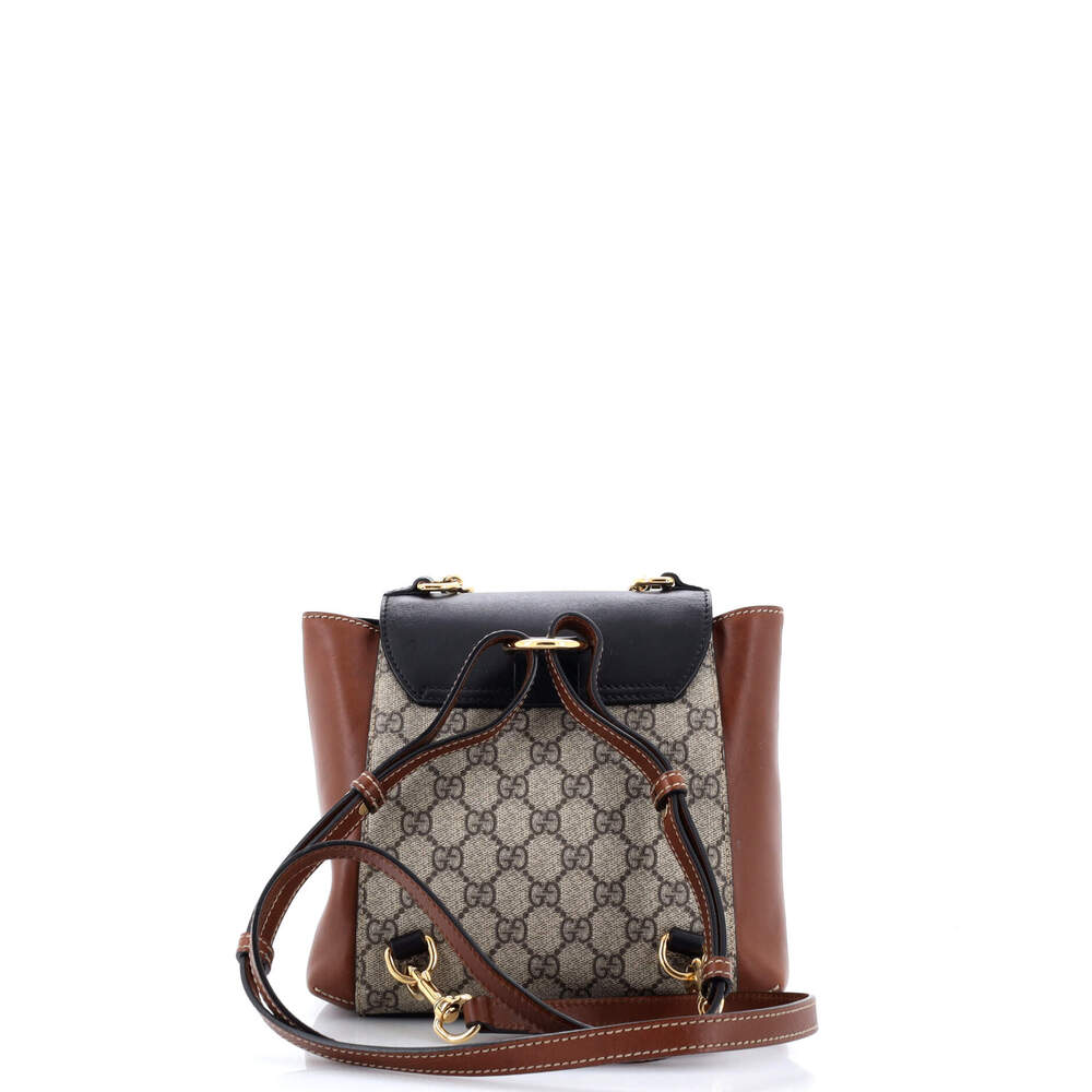 Gucci Padlock Backpack Gg Coated Canvas #244787G94B - Picture 3 of 8
